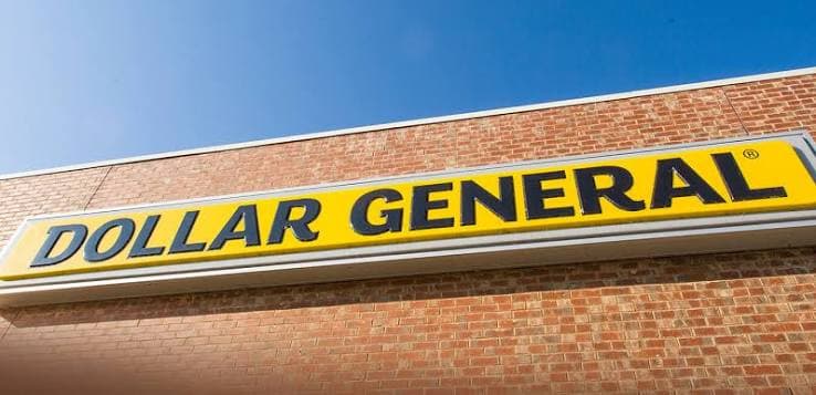 A Dollar General commercial property with unused rear acreage
