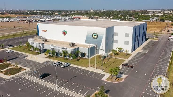 A municipal building in Pharr, Texas